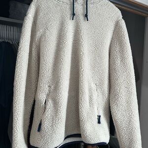 Chubbies Cream Fleece Hoodie Sweatshirt